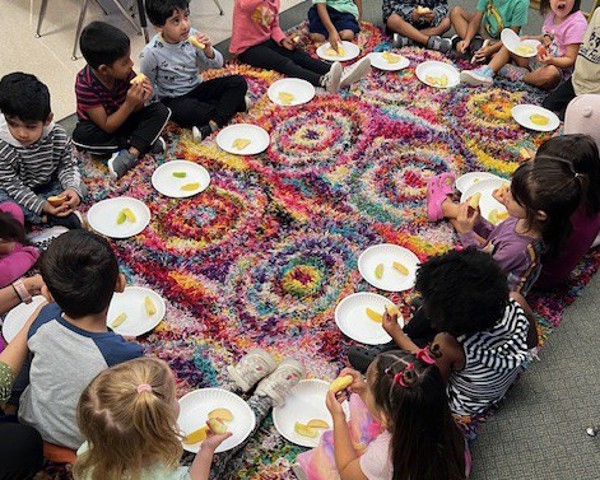 Apple Tasting in PreK 3 Classes